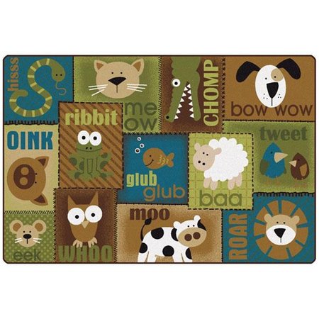 CARPETS FOR KIDS Animal Sounds Nature Rug CA61985